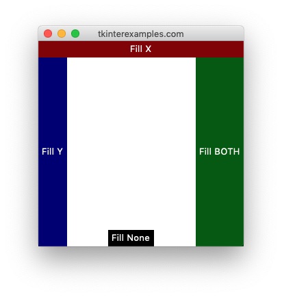 Using the fill parameter