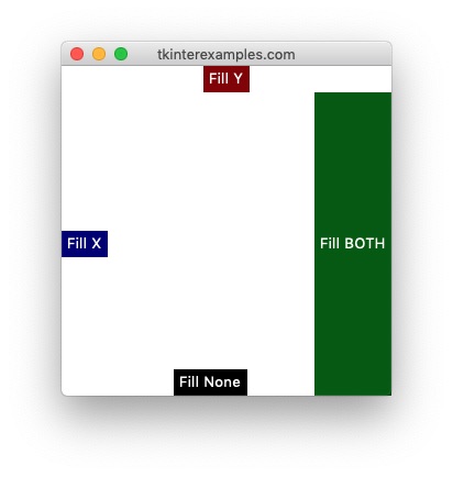 Incorrect usage of the fill parameter